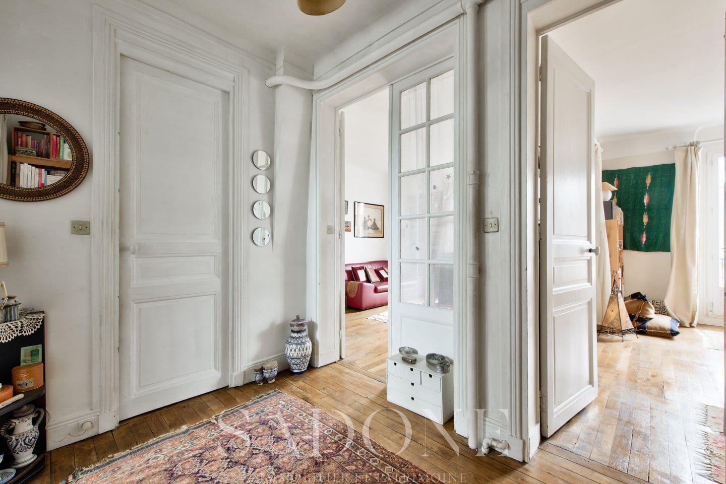 Exclusivité – Neuilly Sur Seine –  Pont de Neuilly – 2 pièces  – dernier étage – balcon – art déco